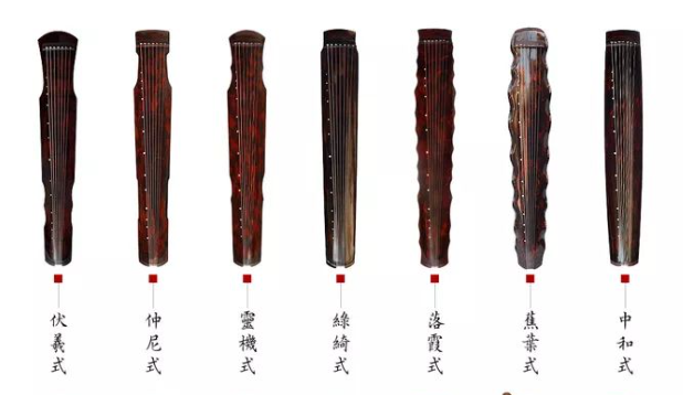 武汉市十四种常见古琴样式（图集）